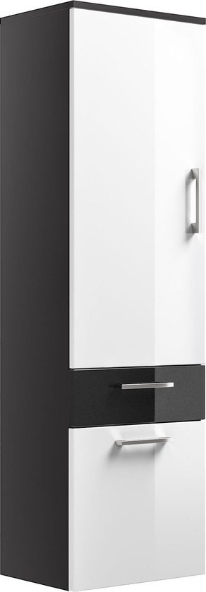 Lasysteem JUNKER-SLIM Antraciet Hoogte: 199 mm Diepte: 550 mm stressbestendig tot 40 Kg Soft-Close La met 13 mm smalle ladebakken