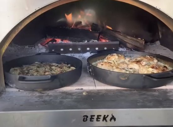 BEEK - Grande - pizzaoven - houtgestookt - Zwart - tot 4 pizza's tegelijk van BEEK — afbeelding 5
