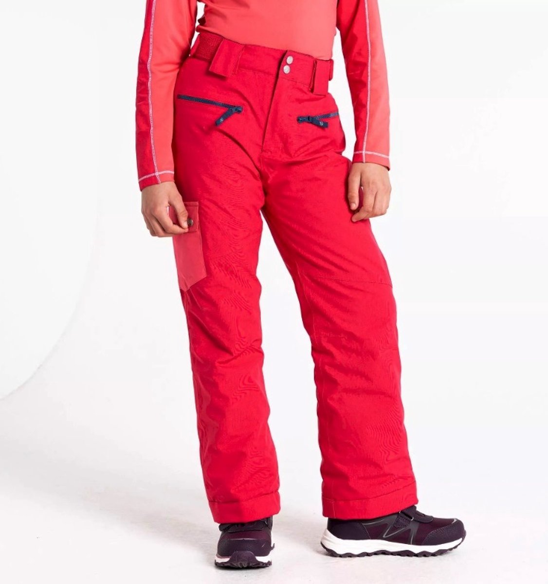 Dare2B Kinder Timeout II Skibroek VirPnk/Geran Roze