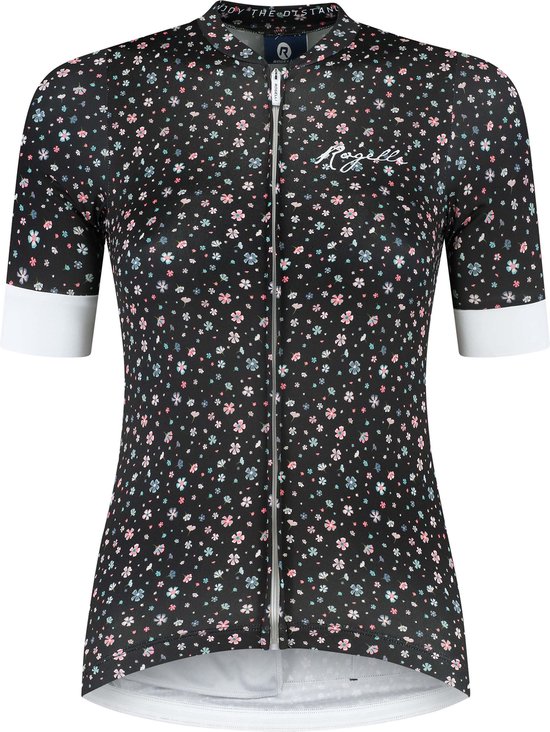 Rogelli Lily Fietsshirt - Korte Mouwen - Dames - Zwart, Wit - Maat L