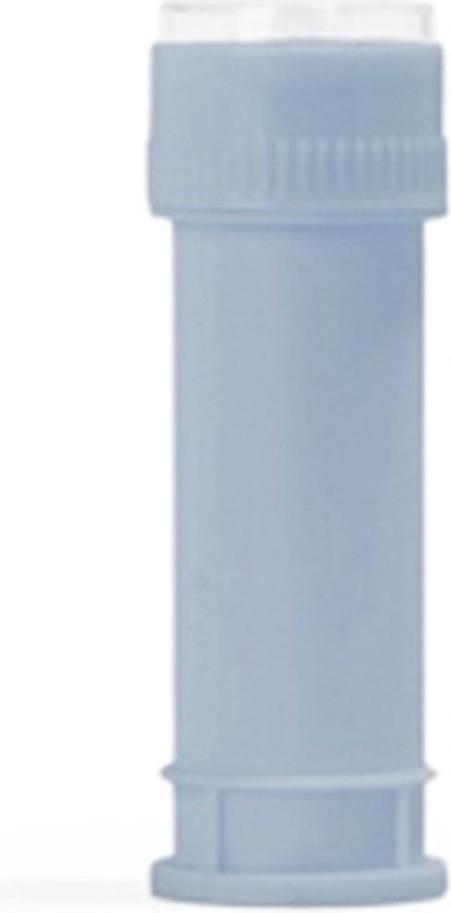 12x bellenblazer - uitdeelcadeautjes voor kinderen - bedankjes - blauw/grijs - 50ml