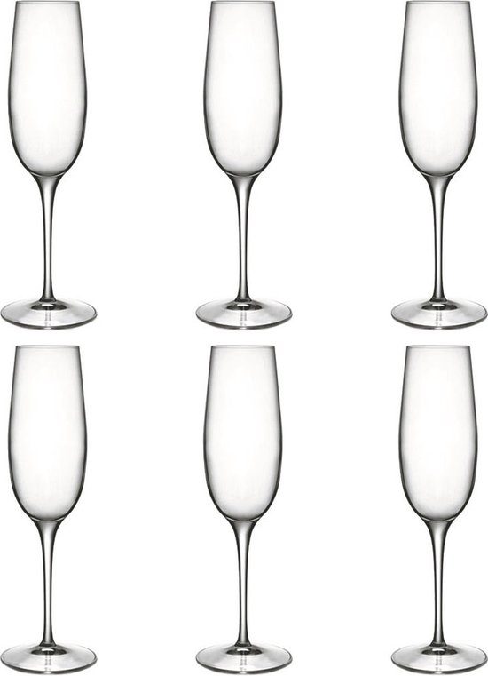 Luigi Bormioli Palace - Champagneglas - 23,5 cl - 6 stuks