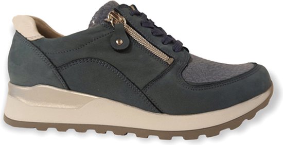 Waldlaufer Orthotritt Sneaker H64007 500 263 H Blauw Denim
