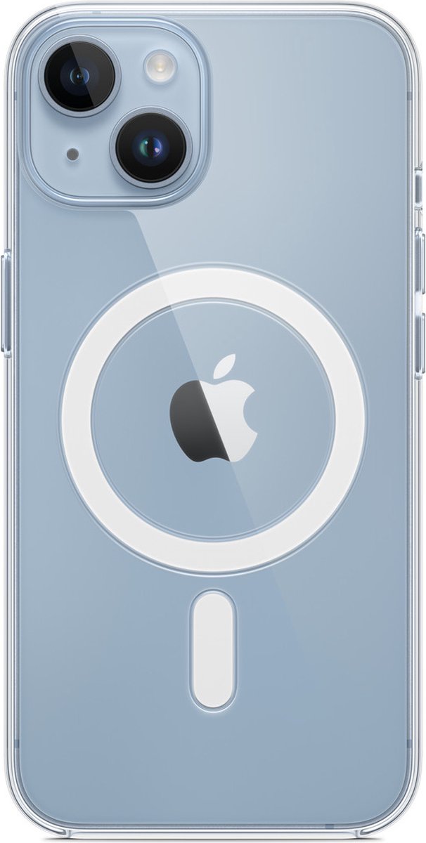 iPhone 14 Magnetisch Hoesje Doorzichtig - Transparant Hoesje met Magnetische cirkel - Geschikt voor Apple iPhone 14.
