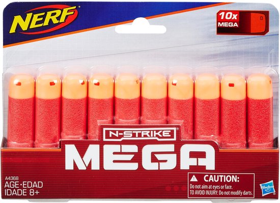 Foto: Nerf n strike mega refill 10 pijltjes