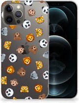 TPU bumper Geschikt voor iPhone12 Pro Max Dieren Emojis