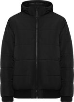 Zwarte lichtgewicht waterafstotende gewatteerde jas 'Surgut' maat M merk Roly