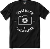 Trust me , I'm A Photographer | Fotografie - Camera - Photography - T-Shirt - Unisex - Zwart - Maat XXL