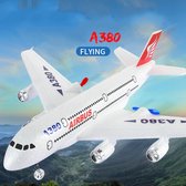 Airbus A380 Rc Vliegtuig Afstandsbediening Speelgoed 2.4G Vaste Vleugel Vliegtuig Gyro Outdoor Vliegtuigen Model Met Motor