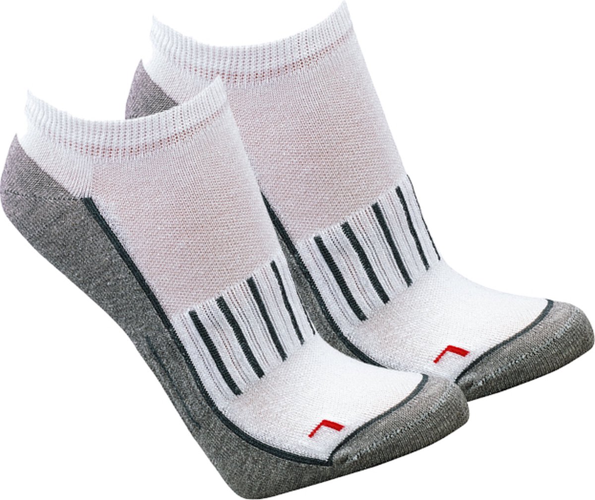 Sport sokken | sneakersokken | katoen | 3 paar | wit | aegis | maat 43-46 |  bol.com