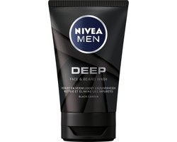 NIVEA MEN Deep Reinigingsgel - Face Wash - Gezichtsreiniging Mannen - 100 ml