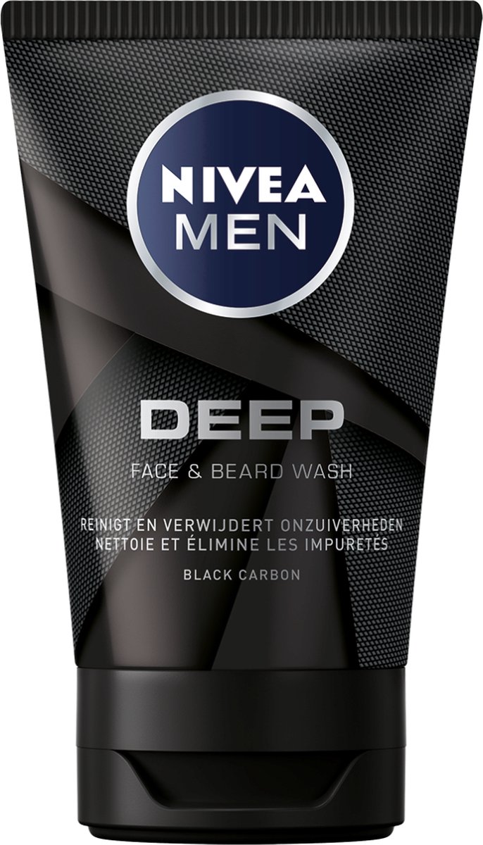 NIVEA MEN Deep Reinigingsgel - Face Wash - 100 ml