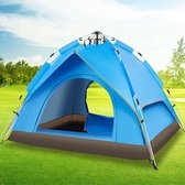 Tente Imperméable Fish Life - Tente Légère - Tente Pour 2-4 Personnes - 200*200*140 cm - Tente de Camping Plein air - Bleu Clair