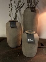 Vase annexe Flowerpot de STILL, modèle tabs, couleur noir mat, modèle XL