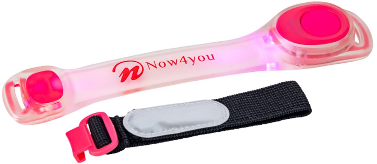 Now4you hardloop verlichting kleur Roze