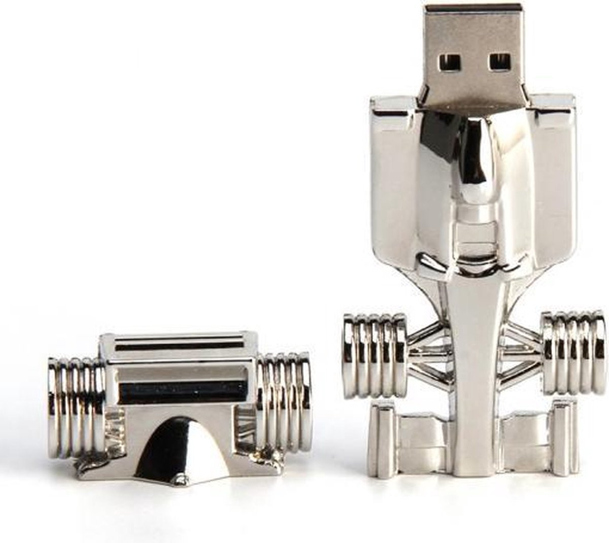 Metaal auto usb stick 128GB 3.0 -1 jaar garantie - A graden klasse chip