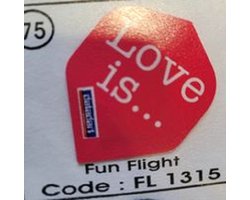 Dart Flights - 10 sets (30 stuks) - 75 micron - Fun Flights 1315