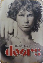 Metalen wandbord Jim Morrisson the doors - 20 x 30 cm