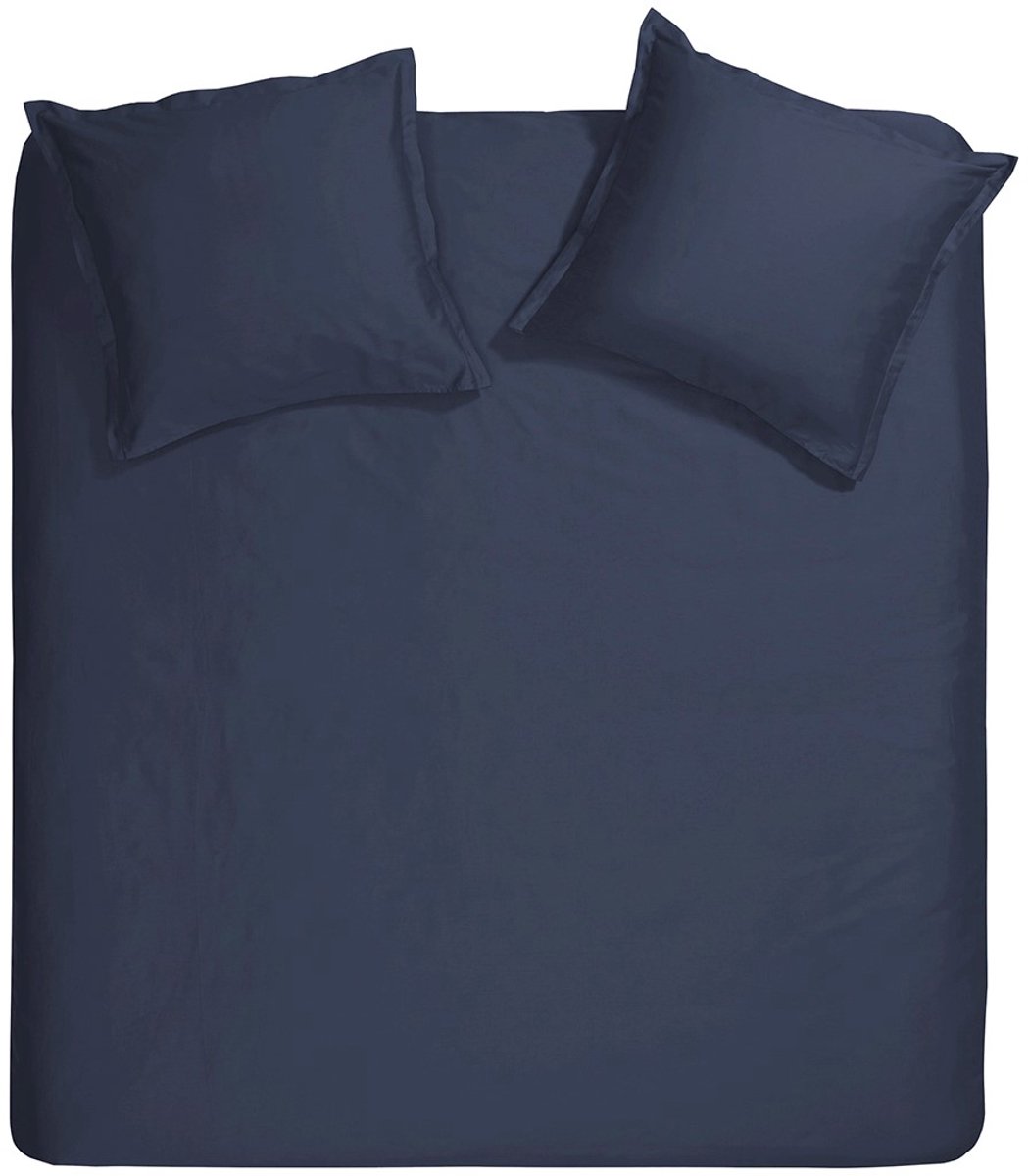 Cinderella Sundays Dekbedovertrek - Extra Breed - Satijn - 260x200/220 cm - Navy + 2 kussenslopen