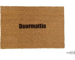 Deurmat Deurmattie - Deurmattie - Deurmat kokos - Deurmat met tekst - Droogloopmat - Deurmat buiten - Deurmat binnen - Deurmat funny