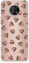 TPU bumper geschikt voor Nokia G50 Poep Emojis