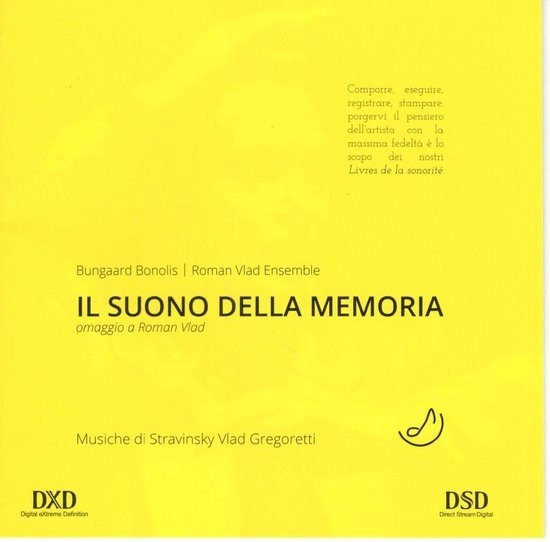 Bungaard Bonolis & Roman Vlad Ensemble - Il Suono Della Memoria. Omaggio A Roman Vlad (CD)