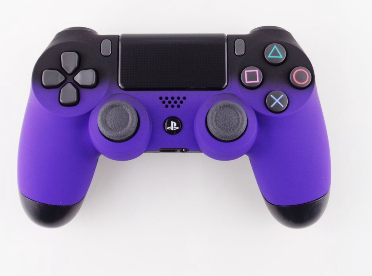 XQGaming PS4 DualShock 4 V2 Paars/Zwart (soft touch)