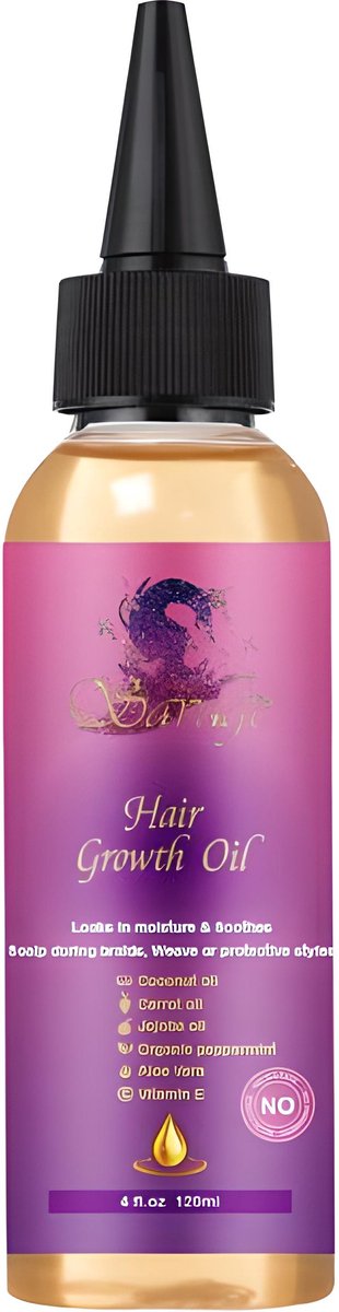Savage Hairline - Hair Growth Oil - Hair Strengthening Oil With Biotin & Essential Oils - Nourishing Treatment For Split Ends and Dry Scalp - For All Hairtypes