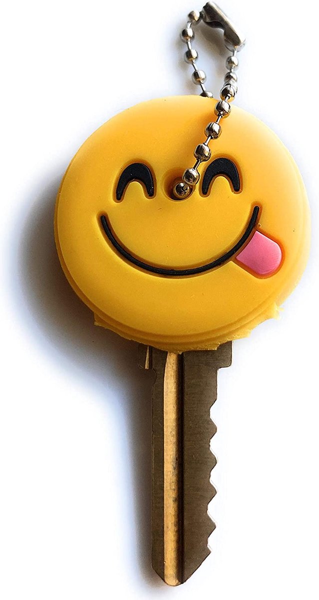 sleutelhoesje-smiley-sleutelhanger-bol