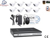 Home-Locking camerasysteem met bewegingsdetectie en NVR 3.0MP H265 POE en 8 camera's 3.0MP CS-8-489D