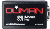 DUMAN - SUB OUT - V1.0 - Subwoofer uitgang voor je headunit - Set incl. Kabelset - Automatisch REM-uitgang - Ruisfilter - Compact formaat - Eenvoudige installatie