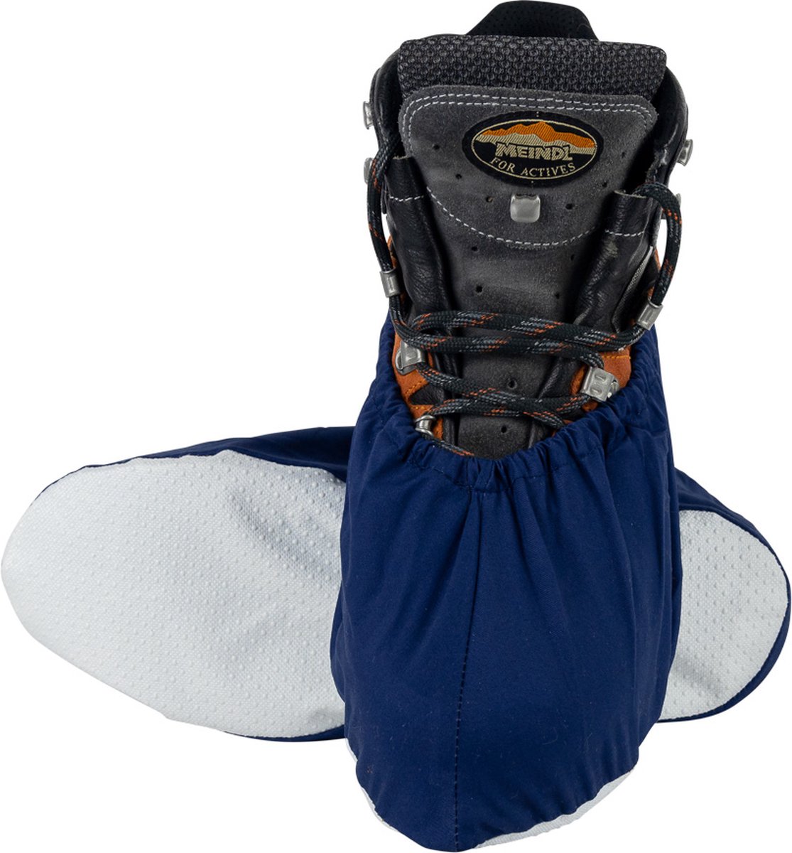 Premium Overschoenen - met Witte Zool - Antislip - Maat 40-45 - Marine Blauw - Wasbaar - Duurzaam - Schoenovertrekken - schoenhoesjes