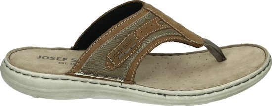 Josef Seibel Vince 02 - Pantofole Uomo In Pelle Taupe - Comoda Larghezza H