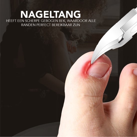 Pedicure Set 7-Delig - Nagelverzorging - Starterset - Ingegroeide Teennagel - Nagelknipper - Merkloos