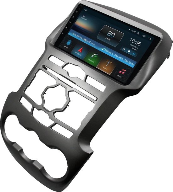 CarPlay Ford Ranger 2012-2015 Système de navigation et multimédia Android 11 2 Go de RAM 32 Go de ROM Android auto