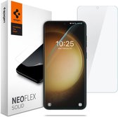 Geschikt voor Spigen Samsung Galaxy S23 Neo Flex Solid Screen Protector 2 Stuks