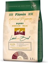 Fitmin Dog Medium Maxi Puppy Lam & Rund 2,5kg