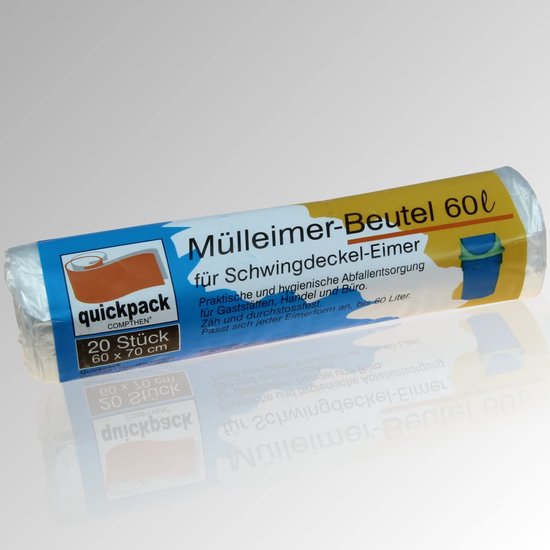 LDPE Afvalzakken rol 90 x 120cm T 100 wit | Havelaar Verpakkingen