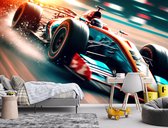 Fotobehang - Formula 1 - Race auto - Vliesbehang - (368 x 254 cm)