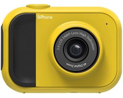DrPhone DKC V2 Digitale Kindercamera - Full HD - 12 Megapixel -2 Inch Scherm - 4x zoom inclusief 8GB Geheugenkaart – Geel