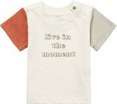 Noppies Babykleding Jongens Tshirt Maroa Pristine - 56