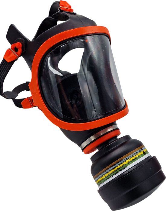 Climax Volgelaatsmasker 731 Rubber - Inclusief A2B2E2K2Hg-P3 Filter - Gasmasker - Adembescherming