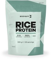 Body & Fit Pure Rice Protein - Plantaardig Eiwitpoeder - Vegan Protein Poeder - Rijst Eiwit - 500 gram (20 Shakes)