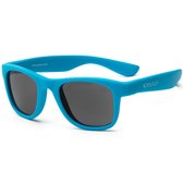 KOOLSUN® Wave - kinder zonnebril - Neon Blauw - 3-10 jaar - UV400 - Categorie 3