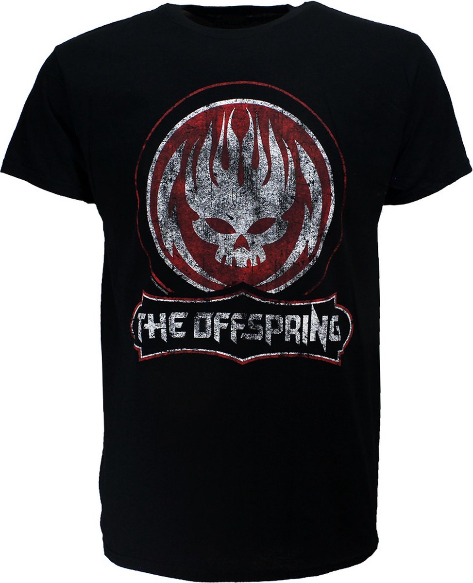 The Offspring Distressed Band T-Shirt Zwart - Officiële Merchandise - POPMERCH