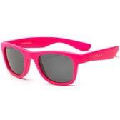 KOOLSUN® Wave - kinder zonnebril - Neon Roze - 3-10 jaar - UV400 - Categorie 3