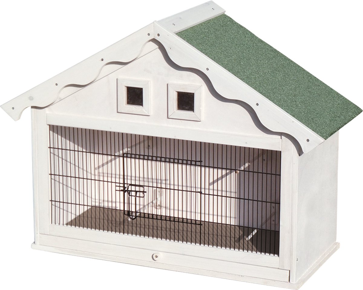 HUOLE Volière voor binnen, vogelkooi voor buiten, metaal, voor