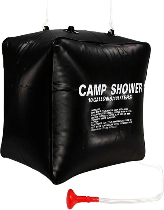 Camping Douche Waterzak 40L - Super Solar Shower Buitendouche | bol.com
