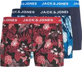 Jack & Jones Junior Boxershorts Jongens JACJOEL FLORAL Print 3-Pack - Maat 140