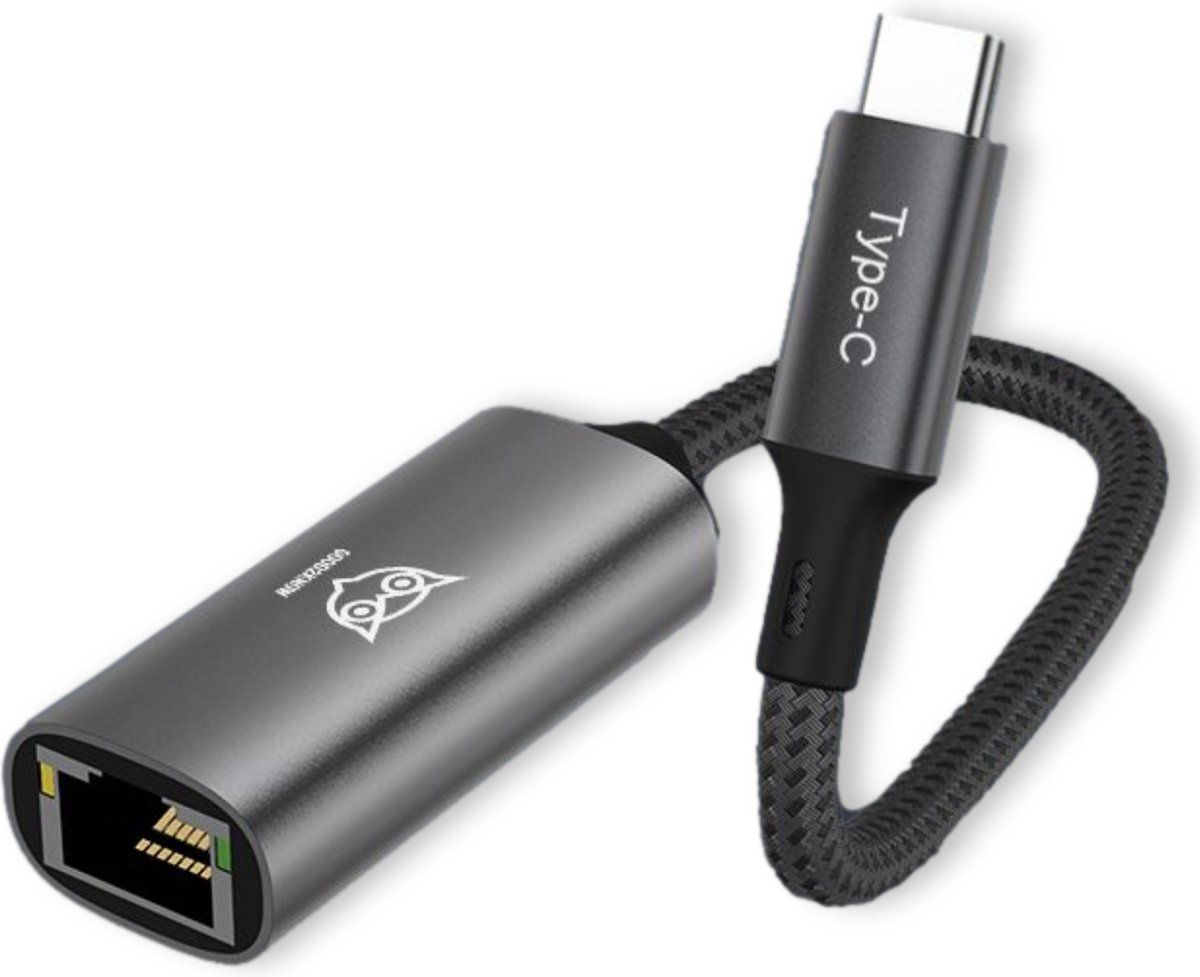 Good2know Ethernet adapter USB-C - Rj45 - USB C naar Ethernet adapter